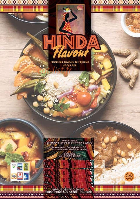 Hinda flavour — carte page 1