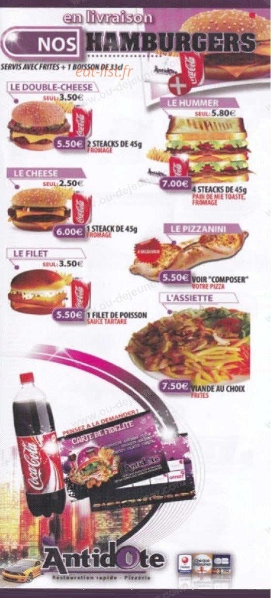 L'antidote — carte page 4