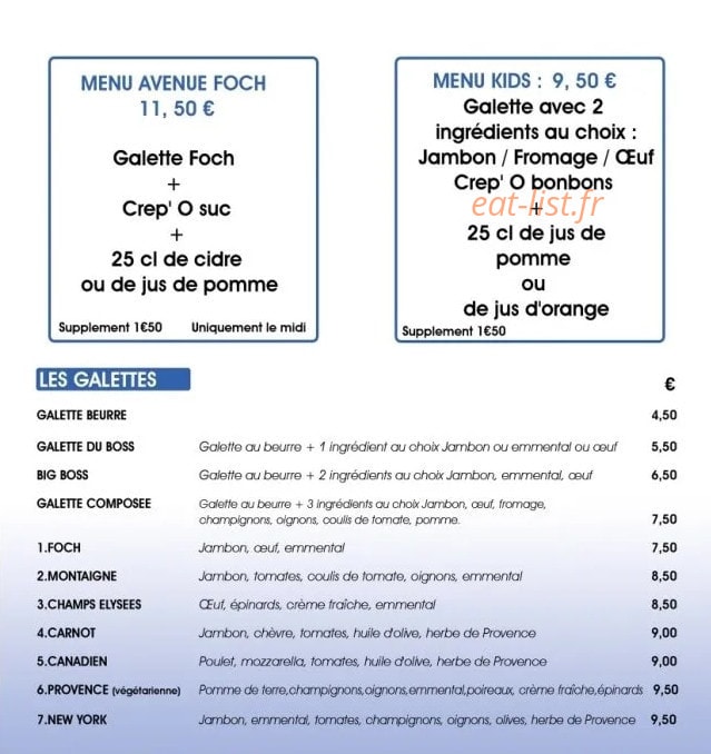 L'avenue foch — carte page 1
