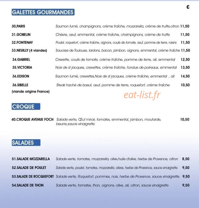L'avenue foch — carte page 3