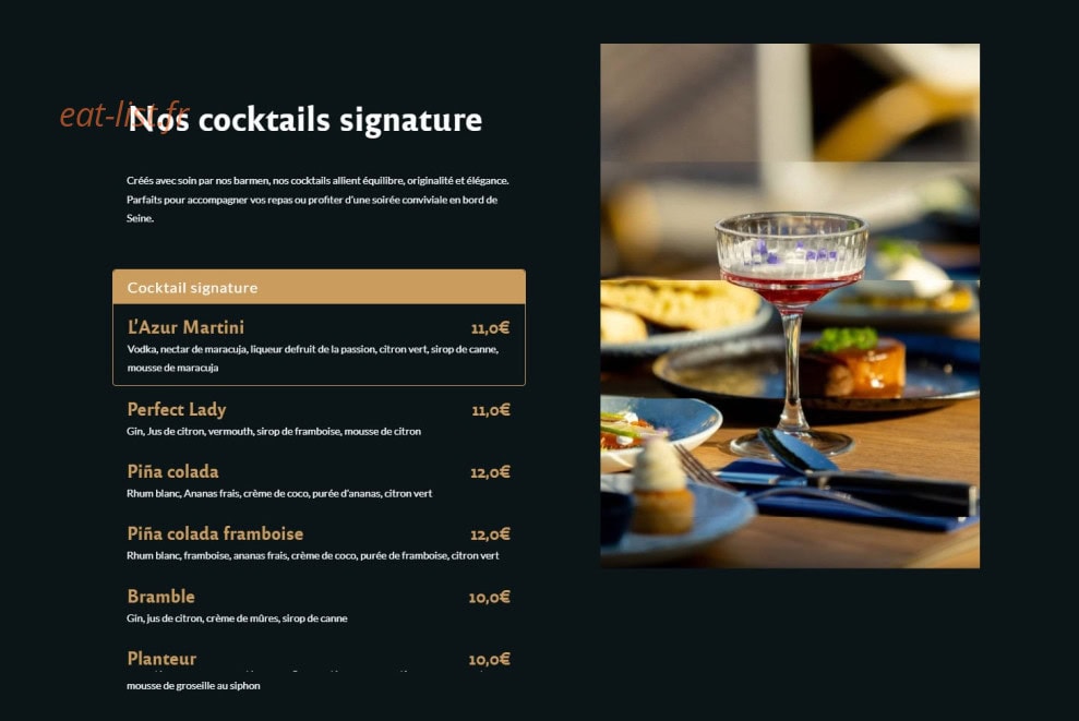 L'Azur — carte page 4
