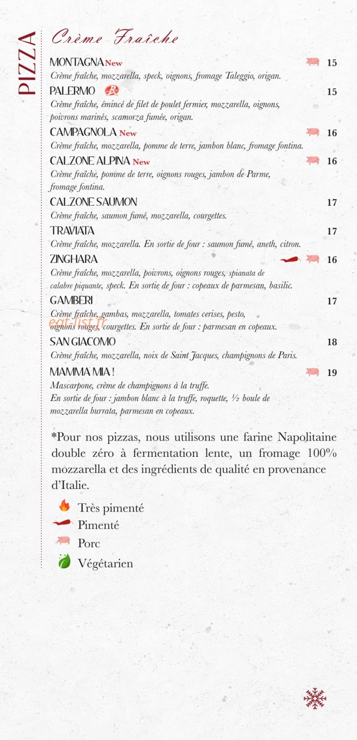 Le Comptoir Italien — carte page 7