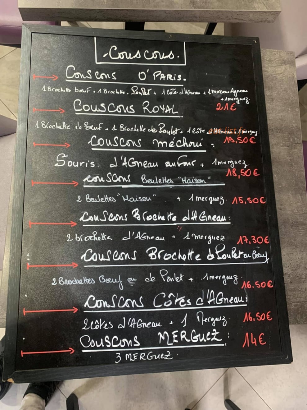Le Paris — carte page 2