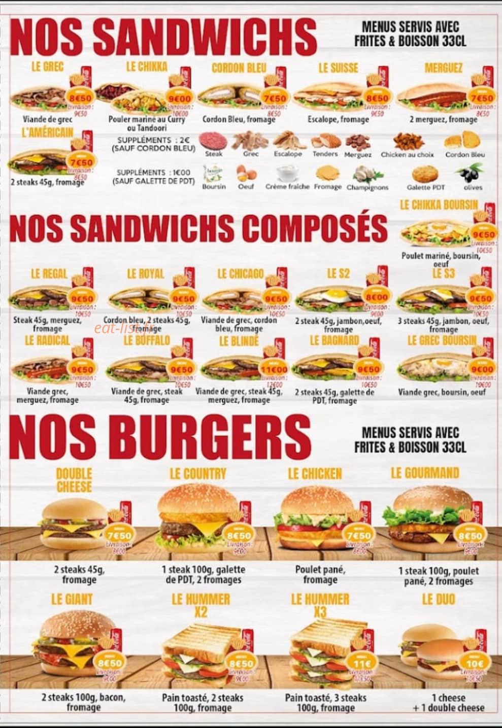 Le Regal — carte page 4