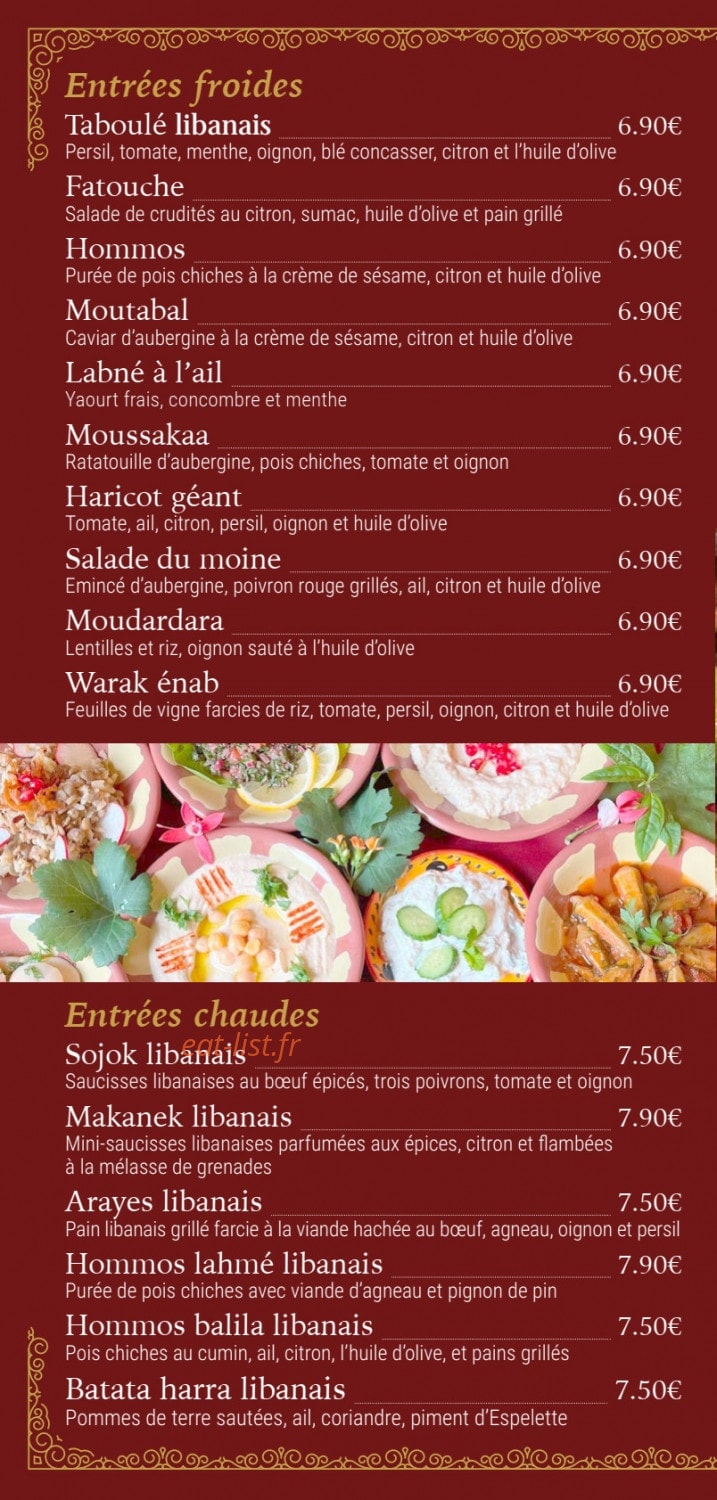 Les Roses Du Liban — carte page 2