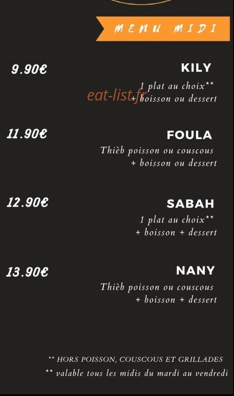 Neeyagourmet — carte page 4