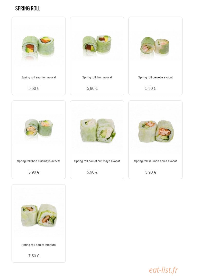 Sushi Sun — carte page 5