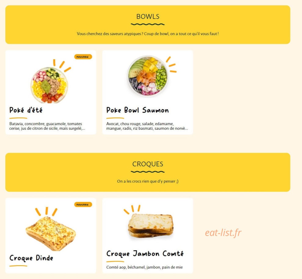 La Croissanterie — carte page 5