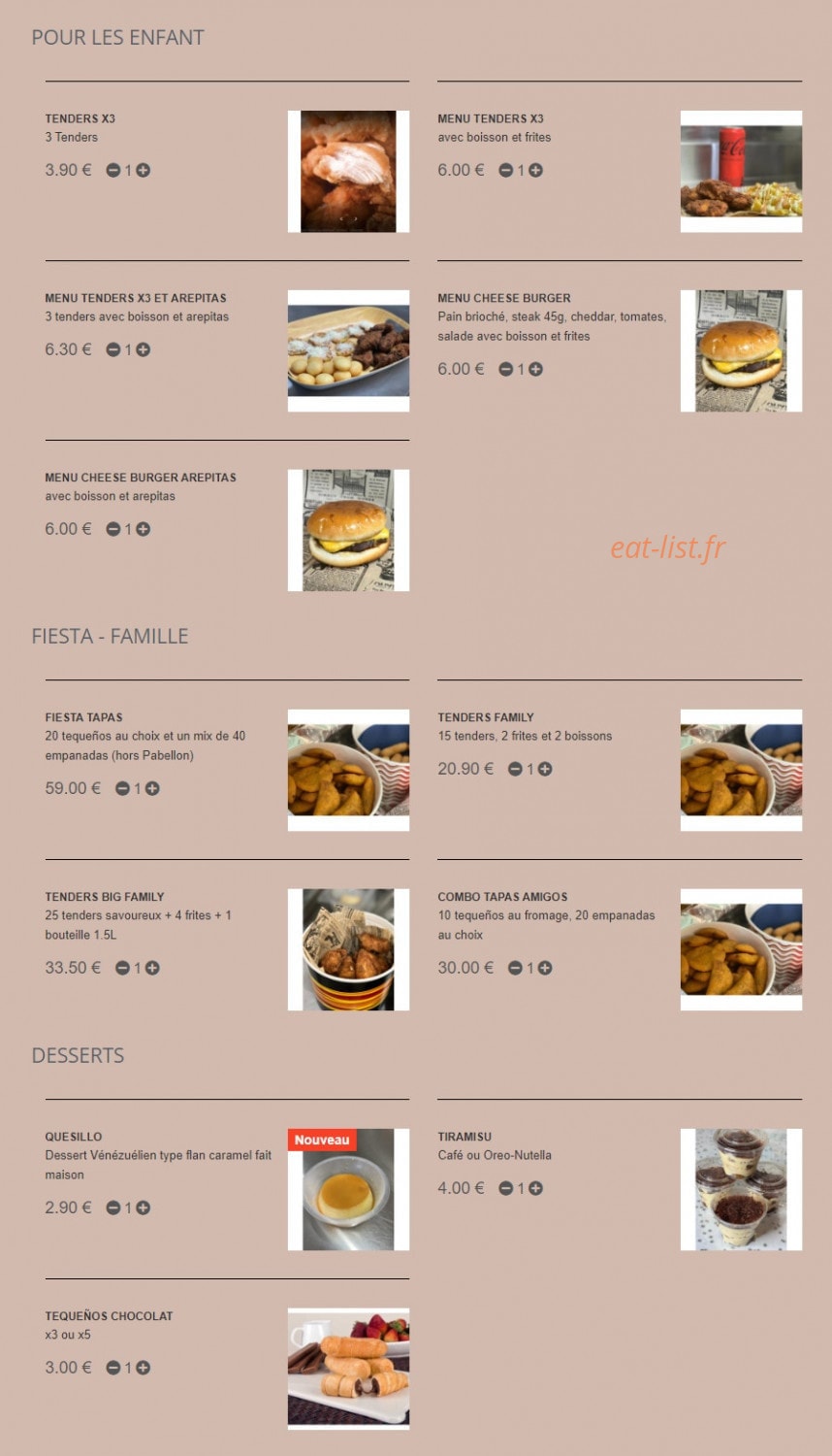 Miss Tapas — carte page 5