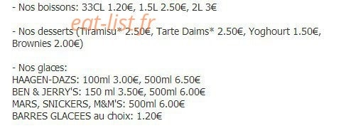Pizza Gourmande — carte page 2