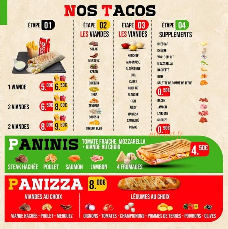 Sully pizza — carte page 3
