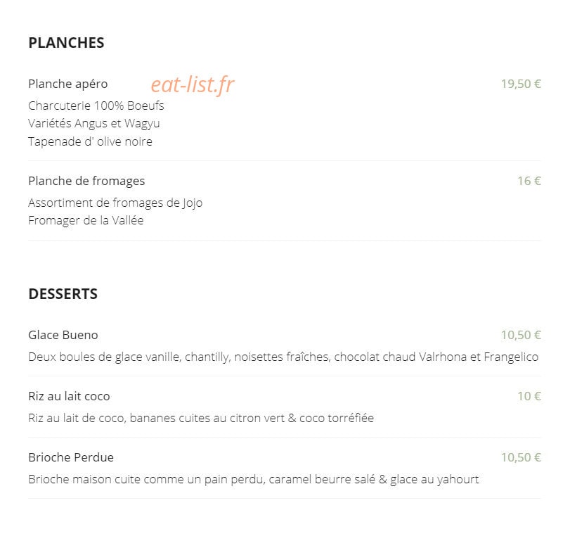 Le P’tit Coin — carte page 2