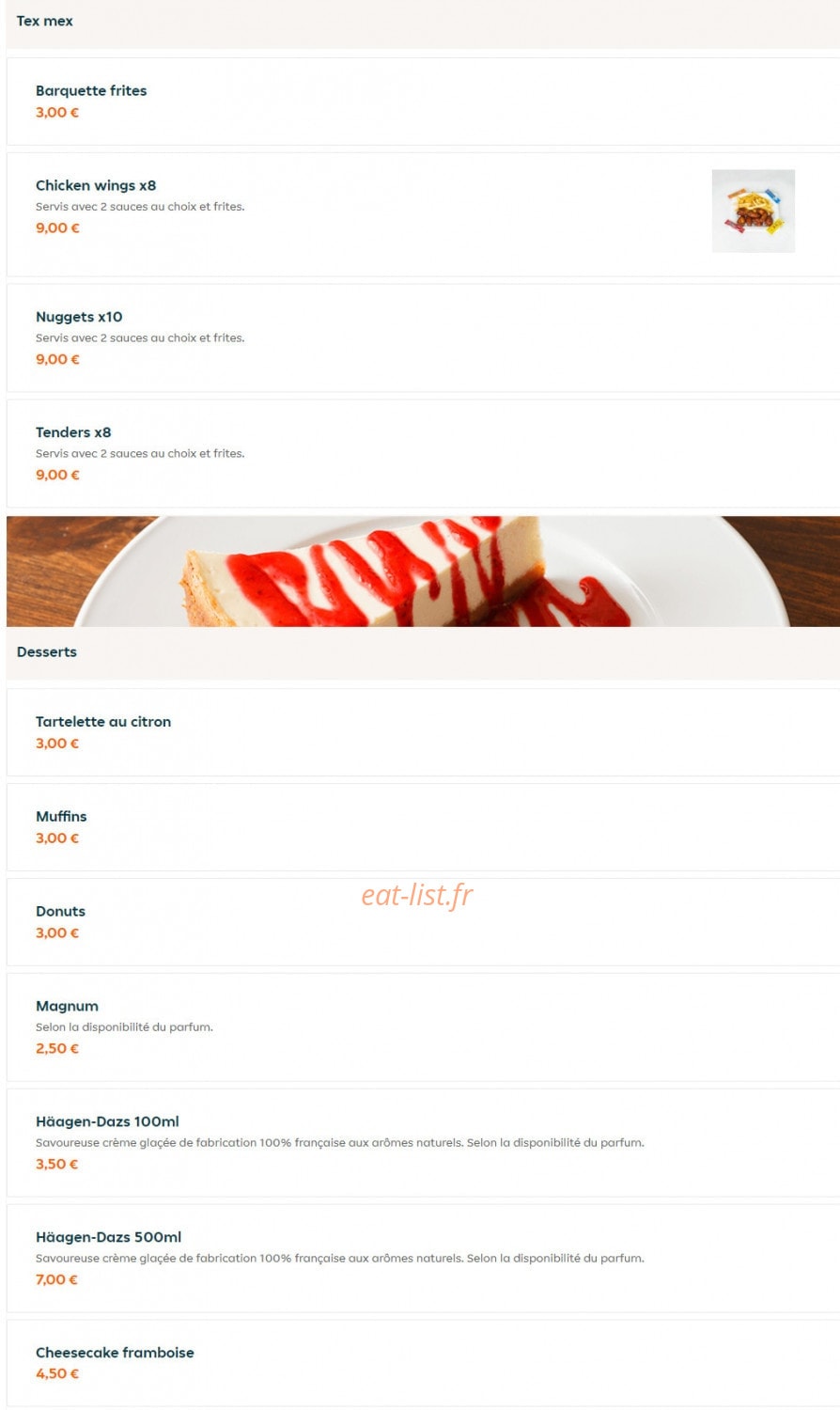 Pizza vallée — carte page 11