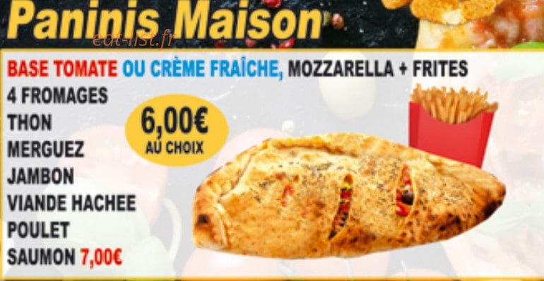 Duo pizza — carte page 6
