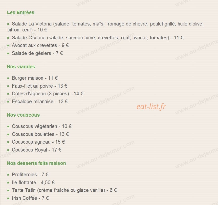 La Victoria — carte page 1