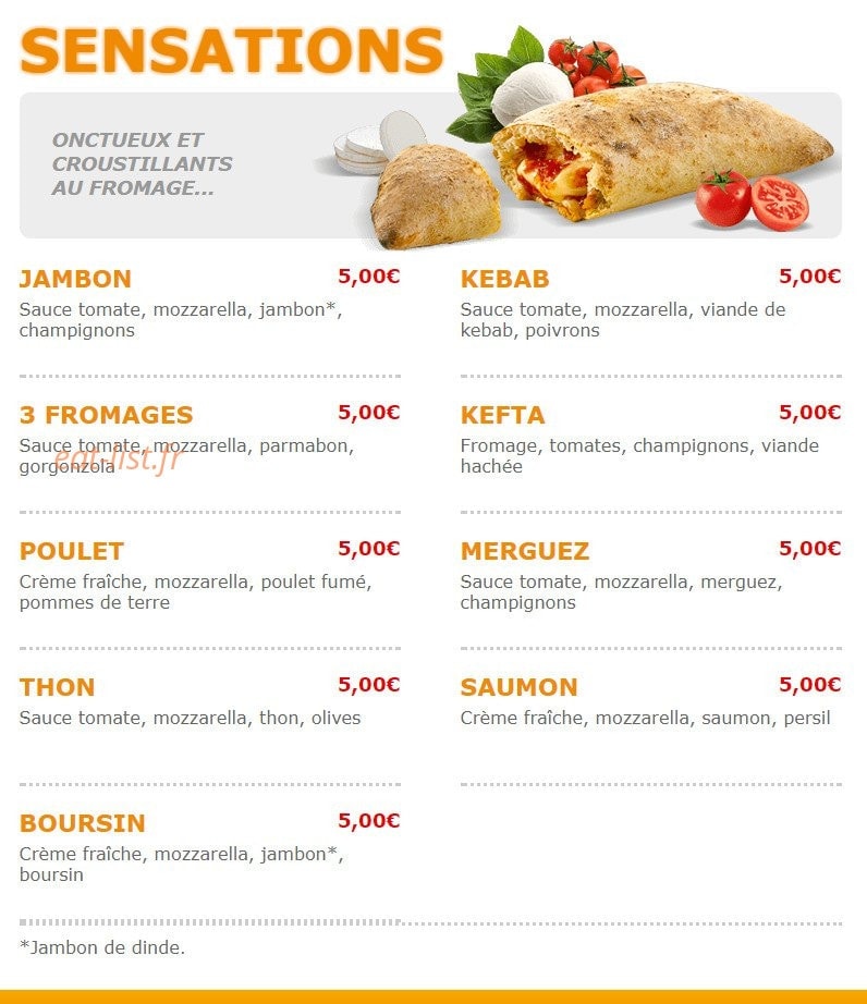 Pizza Crousty — carte page 7
