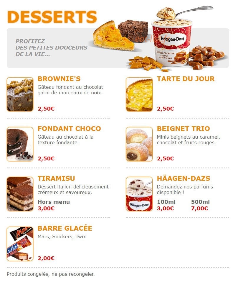 Pizza Crousty — carte page 10