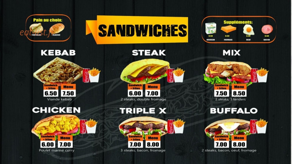 A L'express pizza — carte page 5