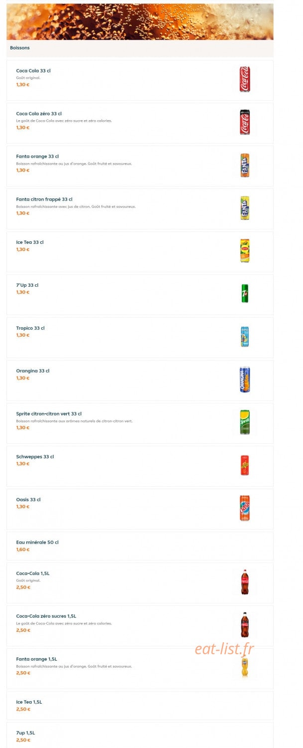 Allo Pizza — carte page 9