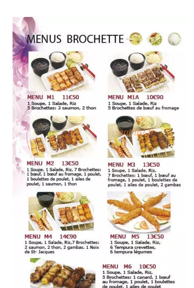 Enjoy Sushi — carte page 8