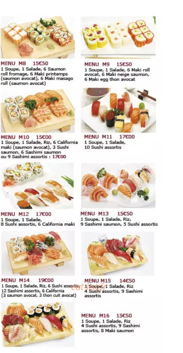 Enjoy Sushi — carte page 9