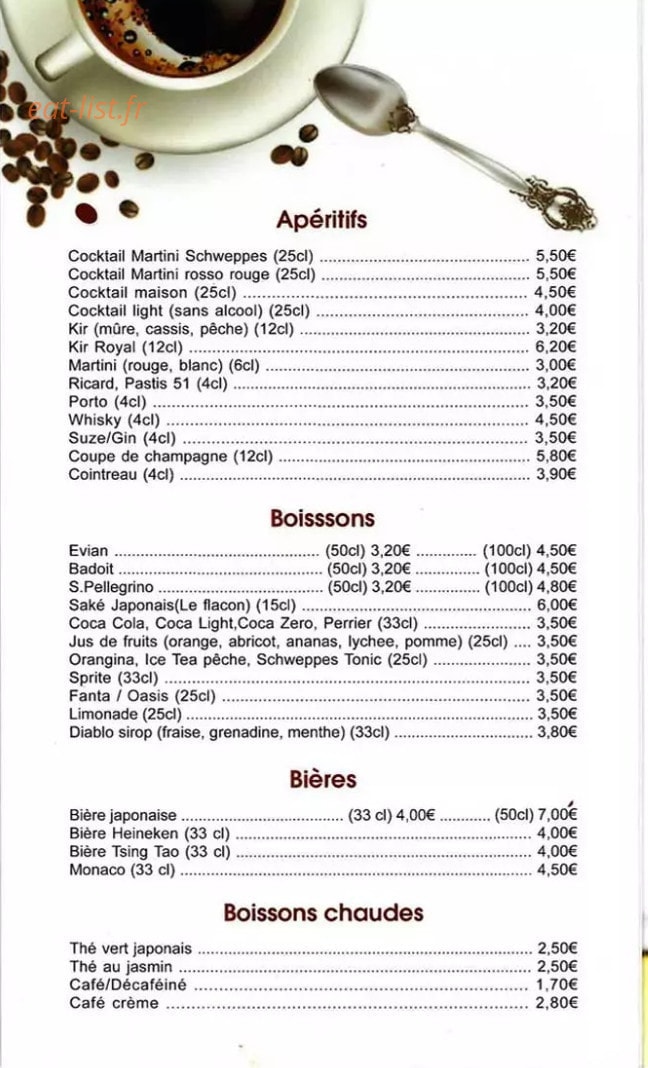 Enjoy Sushi — carte page 5