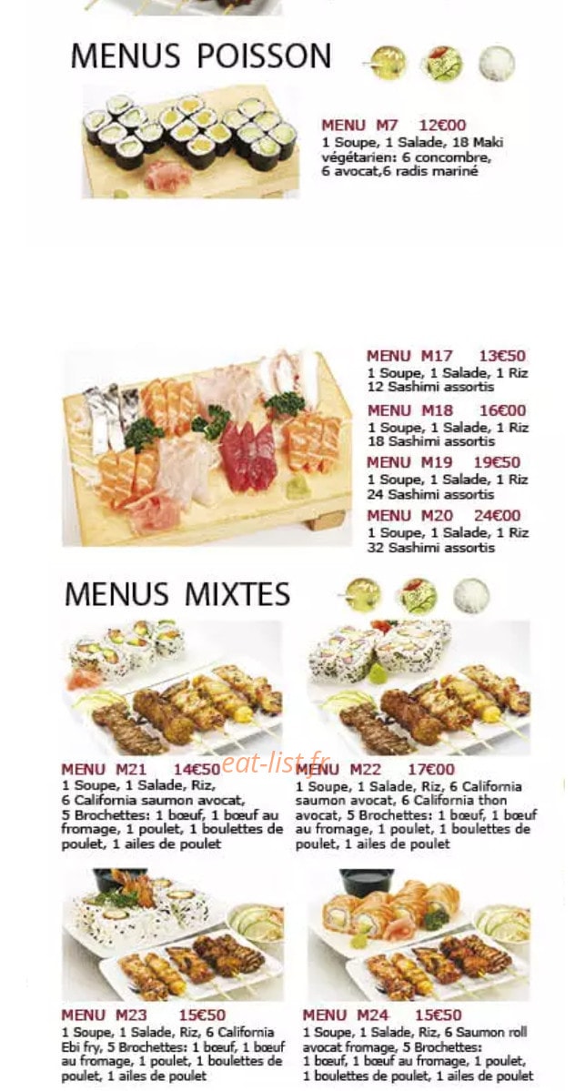 Enjoy Sushi — carte page 10