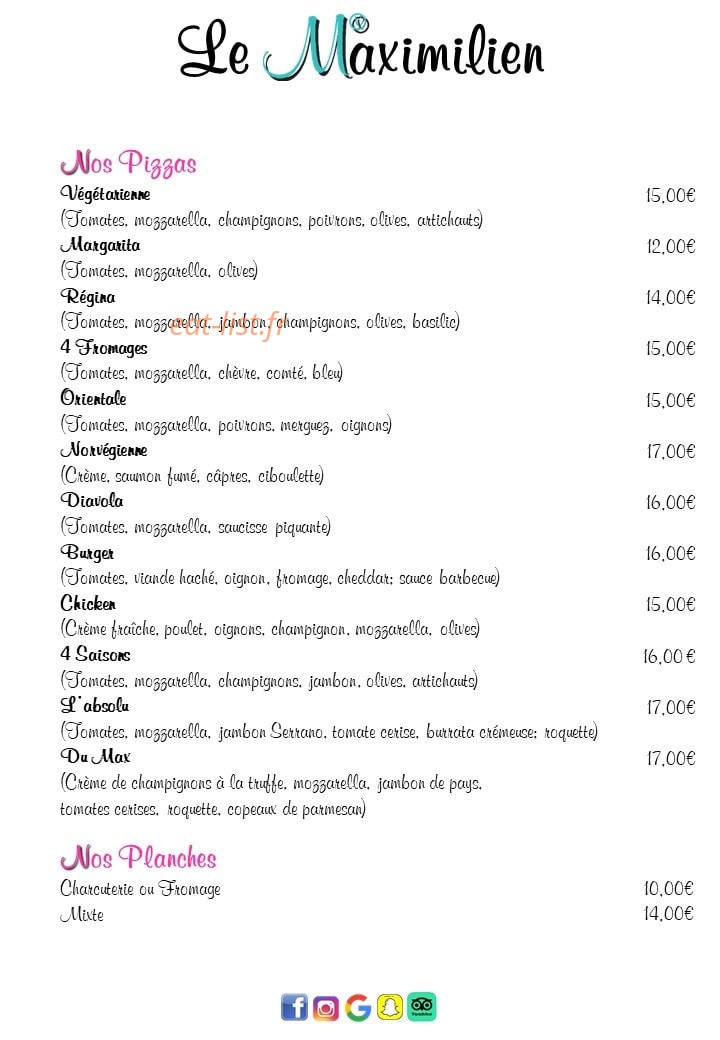 Le Maximilien — carte page 3