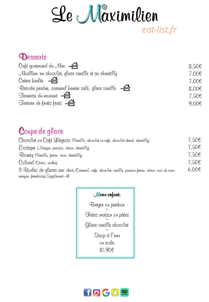 Le Maximilien — carte page 4
