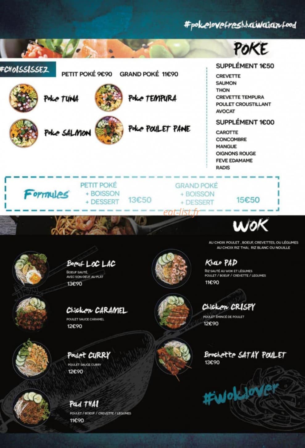 Similan Sushi — carte page 3