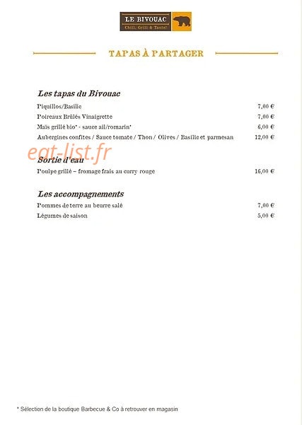 Le Bivouac — carte page 2