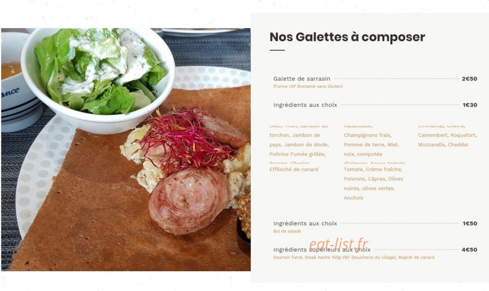 L'atelier de Gaëtan — carte page 2