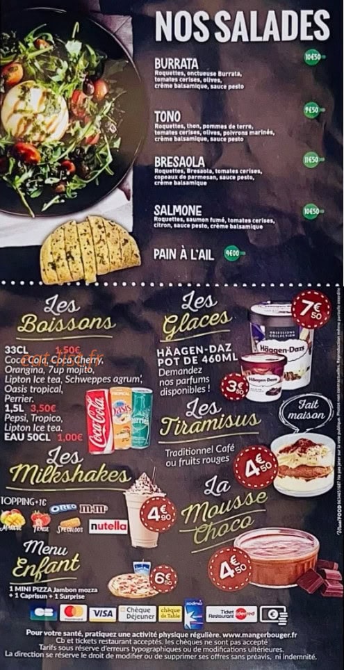 O'Queens — carte page 3