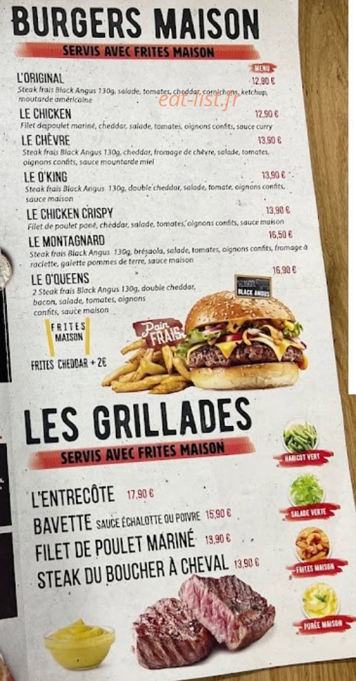 O'Queens — carte page 2