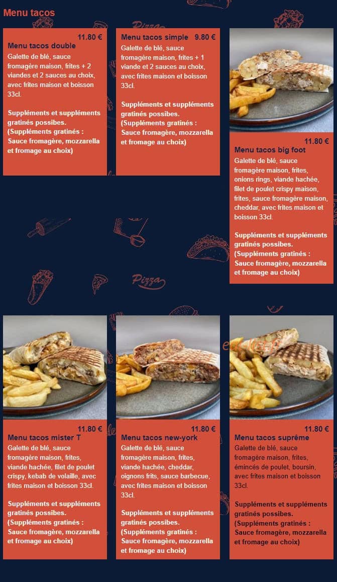 Utopic restaurant — carte page 10
