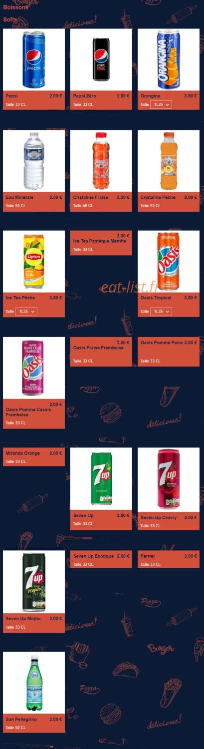Utopic restaurant — carte page 22