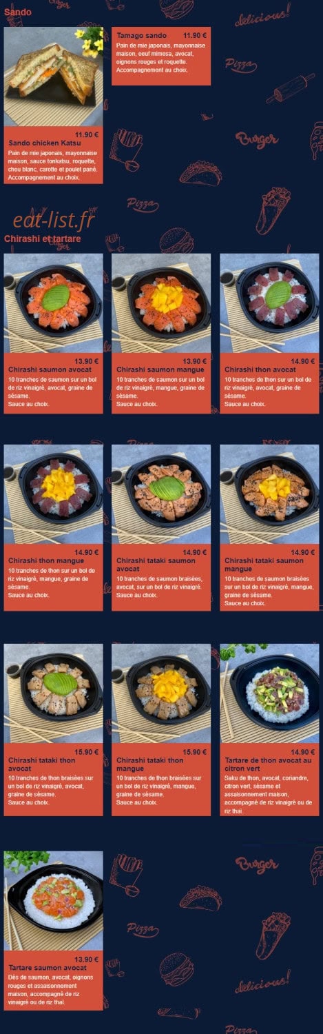 Utopic restaurant — carte page 19