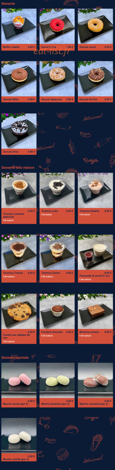 Utopic restaurant — carte page 21