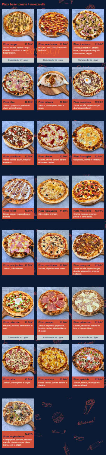 Utopic restaurant — carte page 3