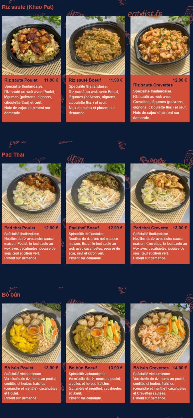 Utopic restaurant — carte page 17