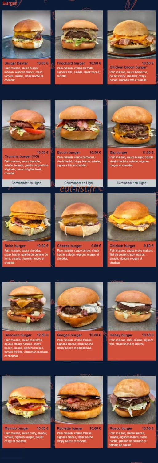 Utopic restaurant — carte page 12