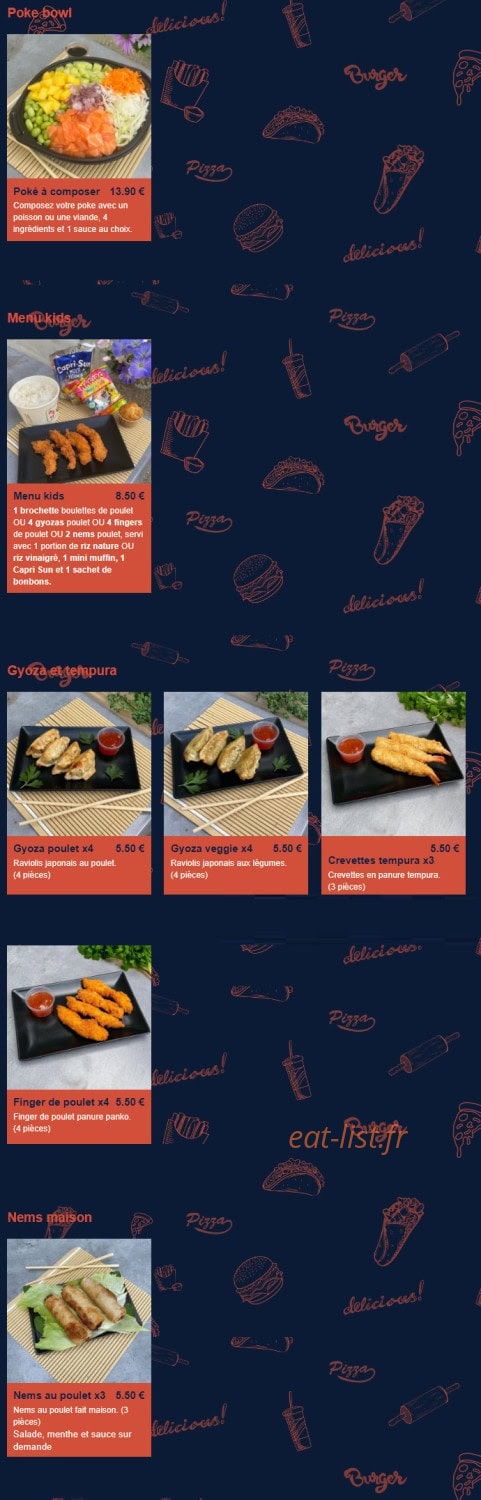 Utopic restaurant — carte page 20