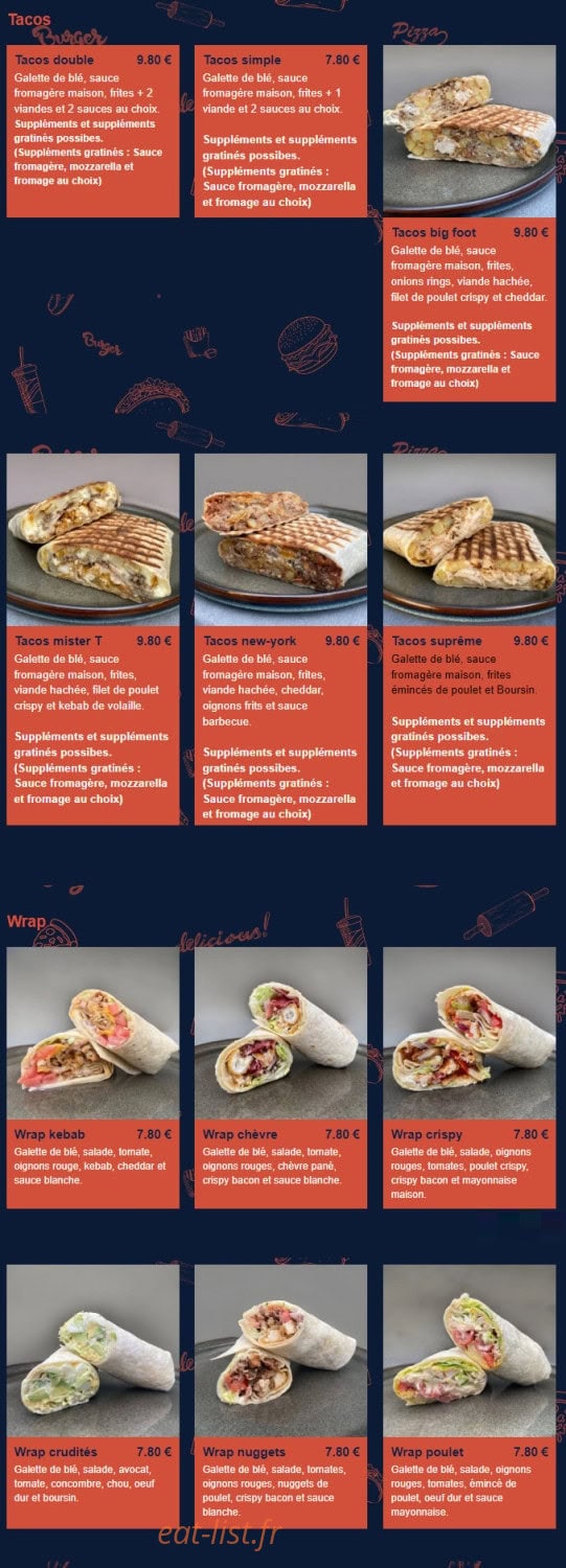 Utopic restaurant — carte page 14