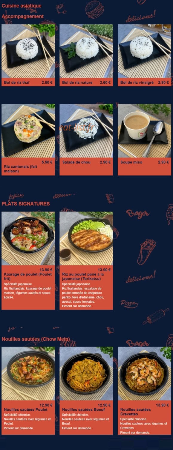 Utopic restaurant — carte page 16