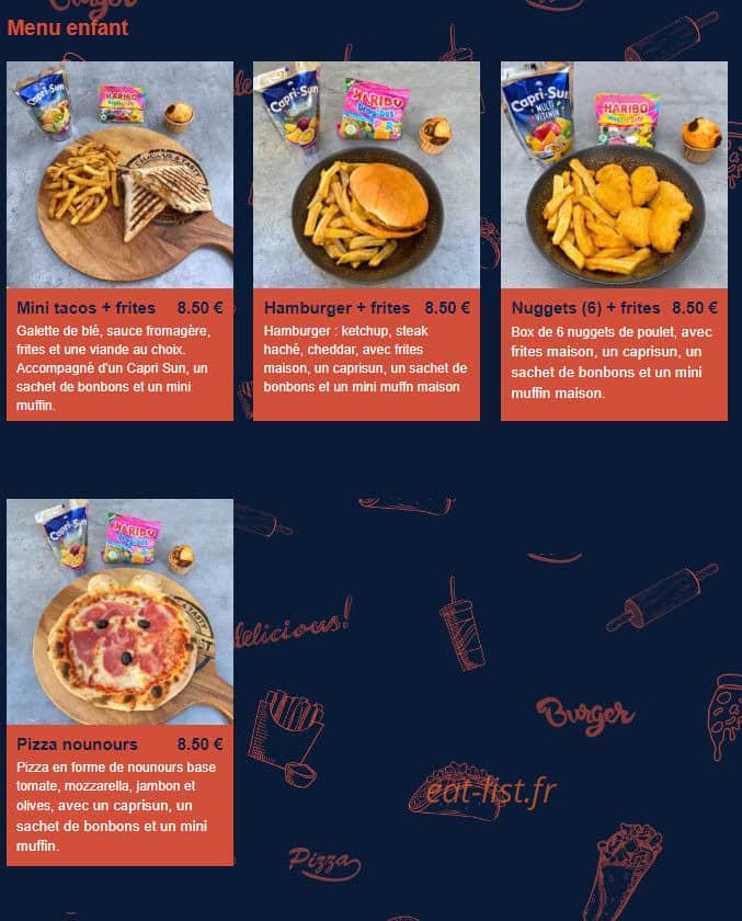 Utopic restaurant — carte page 5