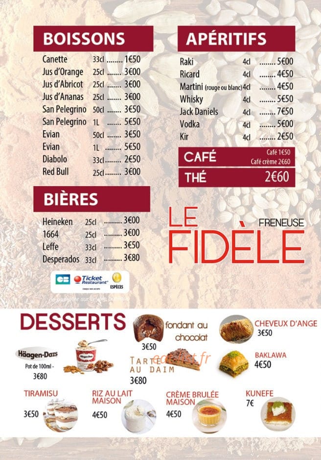 Le fidèle — carte page 4