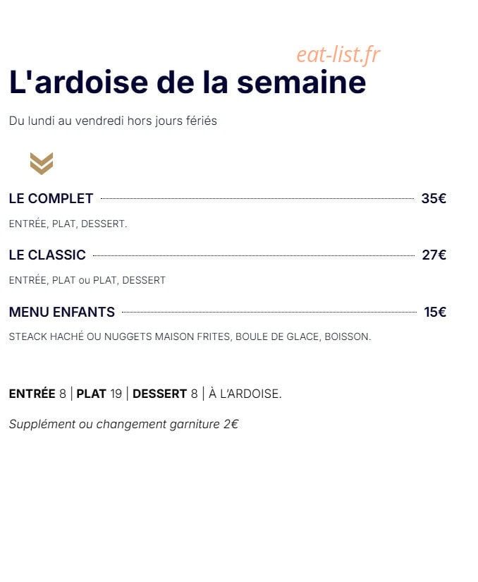 La Table du Liberty — carte page 5