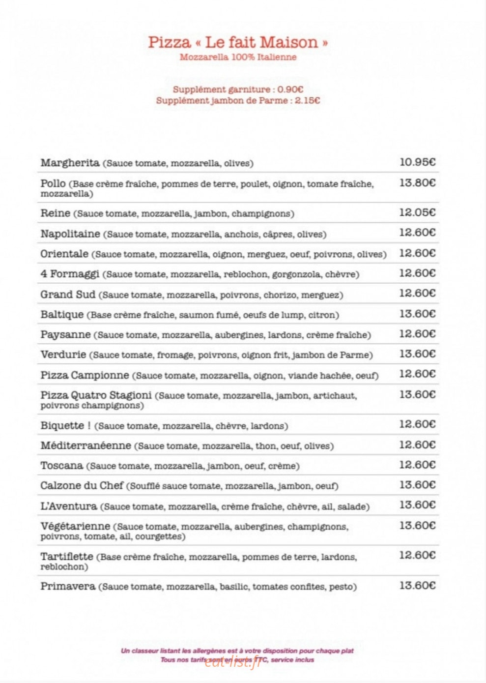 L'Aventura — carte page 3