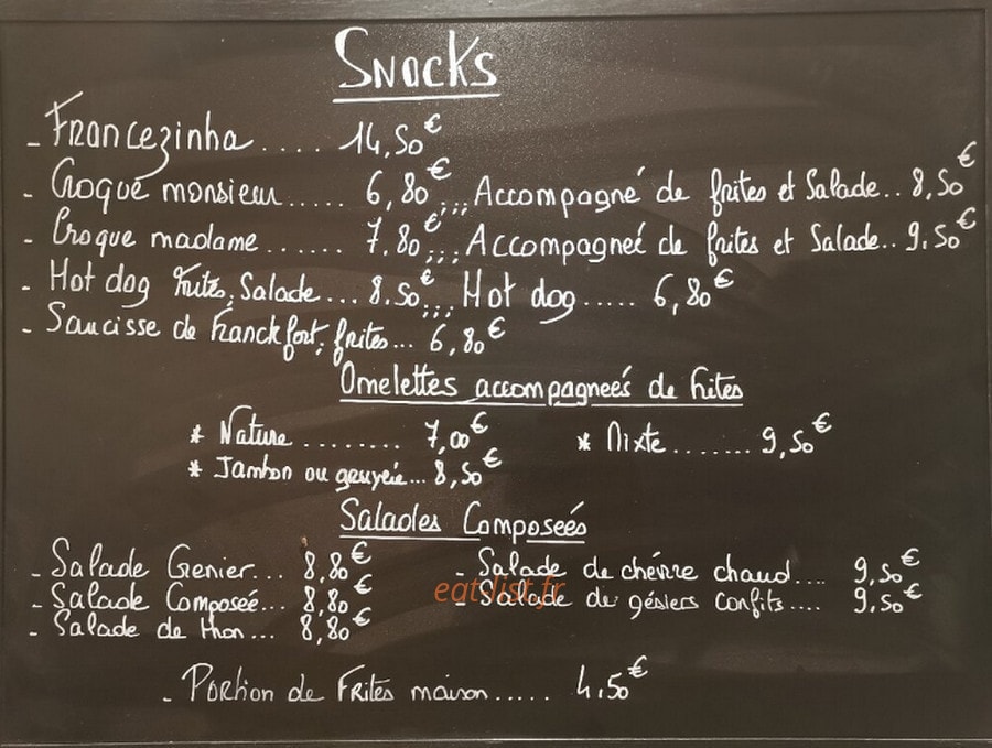 Le Grenier Ribeiro Martins — carte page 2