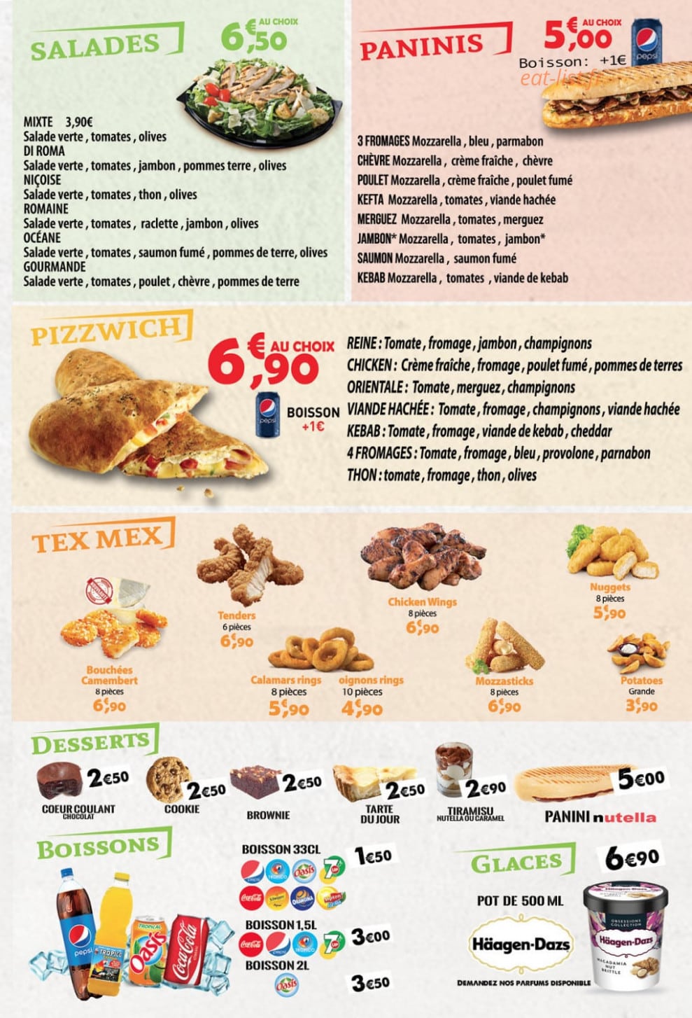 Pizza Venezia — carte page 3